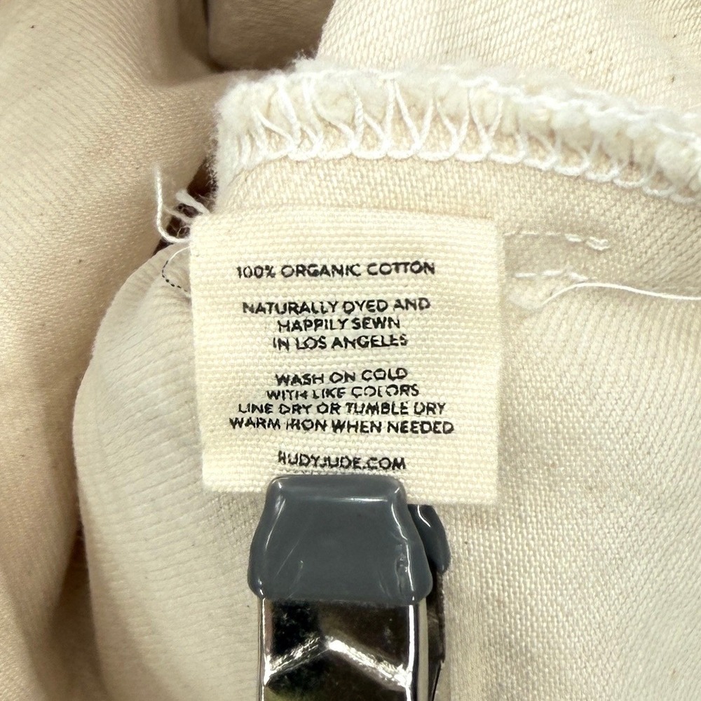 RUDY JUDE Adult Lace Back Big Jean Size 1 Cream Organic Cotton Barrel - Picture 8 of 16